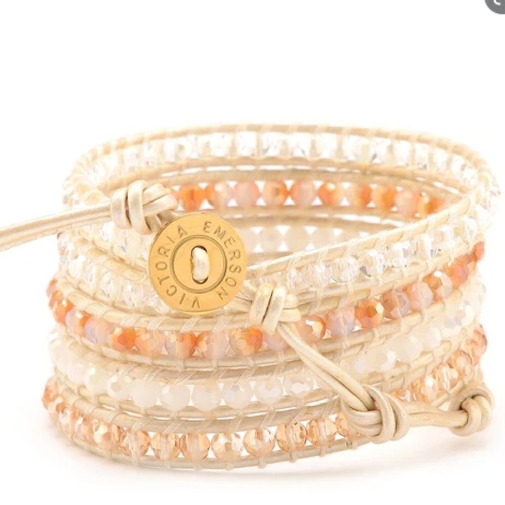Victoria Emerson Gold Dorado on Ivory